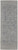 8' Gray and Blue Abstract Hand Woven Runner Rug 8' Gray and Blue Abstract Hand Woven Runner Rug