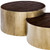 Brown Wood Round Nested Coffee Tables Brown Wood Round Nested Coffee Tables