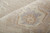 8' X 10' Tan And Brown Floral Hand Knotted Stain Resistant Area Rug