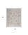 4' X 6' Tan Ivory And Orange Floral Hand Knotted Stain Resistant Area Rug