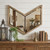 23" Natural Novelty Wood Framed Accent Mirror 23" Natural Novelty Wood Framed Accent Mirror
