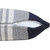 14" X 36" Navy Gray And White 100% Cotton Coastal Zippered Pillow 14" X 36" Navy Gray And White 100% Cotton Coastal Zippered Pillow