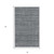8' X 10' Charcoal And Dark Grey Hand Loomed Area Rug