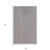 9' X 12' Charcoal And Dark Grey Hand Loomed Area Rug