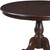42" Espresso Rounded Solid Manufactured Wood Pedestal Base Dining Table 42" Espresso Rounded Solid Manufactured Wood Pedestal Base Dining Table