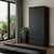 32" Black Accent Cabinet Soft Close With Multiple Shelves And Three Drawers 32" Black Accent Cabinet Soft Close With Multiple Shelves And Three Drawers