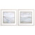 Set Of Two Sail Away White Framed Print Wall Art