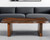51" Dark Brown Solid Wood Sled Coffee Table 51" Dark Brown Solid Wood Sled Coffee Table