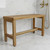 Compact Rectangular Teak Shower Outdoor Bench In Natural Finish Compact Rectangular Teak Shower Outdoor Bench In Natural Finish