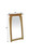 35" Natural Solid Wood Framed Accent Mirror 35" Natural Solid Wood Framed Accent Mirror