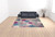 9' X 12' Blue Floral Power Loom Area Rug