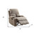 32" Gray Linen Recliner 32" Gray Linen Recliner
