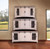 70" White Solid Wood Cabinet Enclosed Storage Distressed TV Stand 70" White Solid Wood Cabinet Enclosed Storage Distressed TV Stand