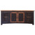 70" Black Solid Wood Cabinet Enclosed Storage Distressed TV Stand 70" Black Solid Wood Cabinet Enclosed Storage Distressed TV Stand