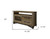 51" Brown Solid Wood Cabinet Enclosed Storage Distressed TV Stand 51" Brown Solid Wood Cabinet Enclosed Storage Distressed TV Stand