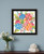 Spring Floral Black Framed Print Wall Art Spring Floral Black Framed Print Wall Art