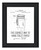 Correct Way to Hang Toilet Paper Black Framed Print Bathroom Wall Art