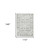 9' X 12' Ivory And Gray Floral Area Rug 9' X 12' Ivory And Gray Floral Area Rug