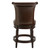 25" Dark Brown Faux Leather and Solid Wood Counter Height Swivel Bar Chair 25" Dark Brown Faux Leather and Solid Wood Counter Height Swivel Bar Chair