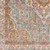 7' Orange Light Blue And Beige Oriental Runner Rug 7' Orange Light Blue And Beige Oriental Runner Rug