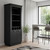 70" Black Bar Cabinet With Wine Storage 70" Black Bar Cabinet With Wine Storage