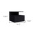12" Black Wood One Drawer Floating Nightstand 12" Black Wood One Drawer Floating Nightstand