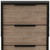 18" Brown and Black Five Drawer Standard Chest 18" Brown and Black Five Drawer Standard Chest