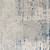 8' Gray and Ivory Square Abstract Power Loom Area Rug