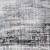 3' X 5' Black and White Abstract Non Skid Area Rug
