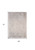 5' X 7' Gray and Yellow Chevron Non Skid Area Rug