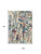 8' X 11' Cream Blue and Green Abstract Distressed Area Rug
