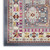 6' Ivory Pink And Gray Floral Distressed Runner Rug 6' Ivory Pink And Gray Floral Distressed Runner Rug