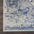 2' X 4' Ivory And Light Blue Floral Medallion Distressed Area Rug 2' X 4' Ivory And Light Blue Floral Medallion Distressed Area Rug