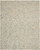 8' X 12' Ivory Blue and Green Wool Chevron Area Rug