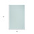 6' X 9' Aqua And Ivory Geometric Indoor Outdoor Area Rug