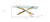 72" Clear and Gold Glass and Metal Cross Leg Base Dining Table 72" Clear and Gold Glass and Metal Cross Leg Base Dining Table
