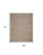 9' X 12' Brown Geometric Area Rug