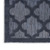 6' Navy Blue And Ivory Geometric Indoor Outdoor Area Rug 6' Navy Blue And Ivory Geometric Indoor Outdoor Area Rug
