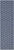 6' Blue And Ivory Geometric Indoor Outdoor Area Rug