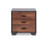19" Espresso And Walnut Brown Three Drawer Wood Nightstand 19" Espresso And Walnut Brown Three Drawer Wood Nightstand
