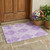 3' X 5' Lavender Geometric Washable Non Skid Indoor Outdoor Area Rug 3' X 5' Lavender Geometric Washable Non Skid Indoor Outdoor Area Rug