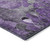 9' X 12' Purple Abstract Washable Indoor Outdoor Area Rug