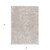 3' X 5' Ivory Abstract Washable Non Skid Indoor Outdoor Area Rug 3' X 5' Ivory Abstract Washable Non Skid Indoor Outdoor Area Rug