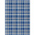 8' X 10' Navy and Ivory Plaid Washable Non Skid Indoor Outdoor Area Rug 8' X 10' Navy and Ivory Plaid Washable Non Skid Indoor Outdoor Area Rug