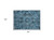 2' X 3' Denim and Gray Oriental Washable Non Skid Indoor Outdoor Area Rug 2' X 3' Denim and Gray Oriental Washable Non Skid Indoor Outdoor Area Rug