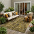 5' X 8' Coffee and Gray Oriental Washable Non Skid Indoor Outdoor Area Rug 5' X 8' Coffee and Gray Oriental Washable Non Skid Indoor Outdoor Area Rug