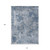 10' X 14' Blue Abstract Washable Non Skid Indoor Outdoor Area Rug 10' X 14' Blue Abstract Washable Non Skid Indoor Outdoor Area Rug