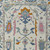 8' X 10' Blue Ivory and Pink Wool Floral Hand Knotted Area Rug With Fringe 8' X 10' Blue Ivory and Pink Wool Floral Hand Knotted Area Rug With Fringe