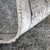 4' X 5' Gray and Silver Damask Power Loom Worn Faded Area Rug