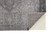 7' X 10' Gray and Silver Oriental Power Loom Worn Faded Area Rug